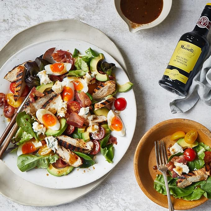 Mazzetti Balsamic Vinegar PGI- 3 Leaf Yellow Label, 8.45 Fl Oz (Pack of 1)