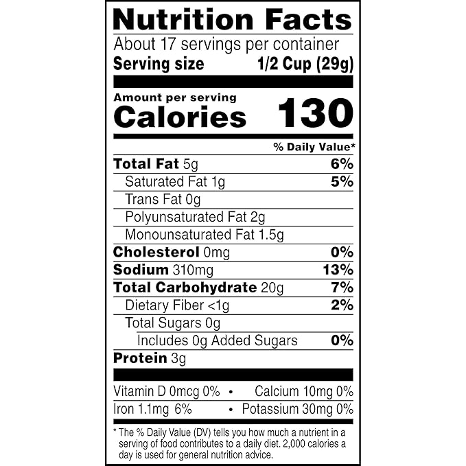 Cheez-It Snack Mix, Lunch Snacks, Family Size, Original, 17.8oz Box (1 Box)