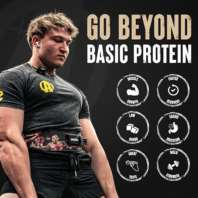 Animal Whey Isolate Protein Powder - Loaded for Pre & Post Workout Muscle Builder and Recovery with