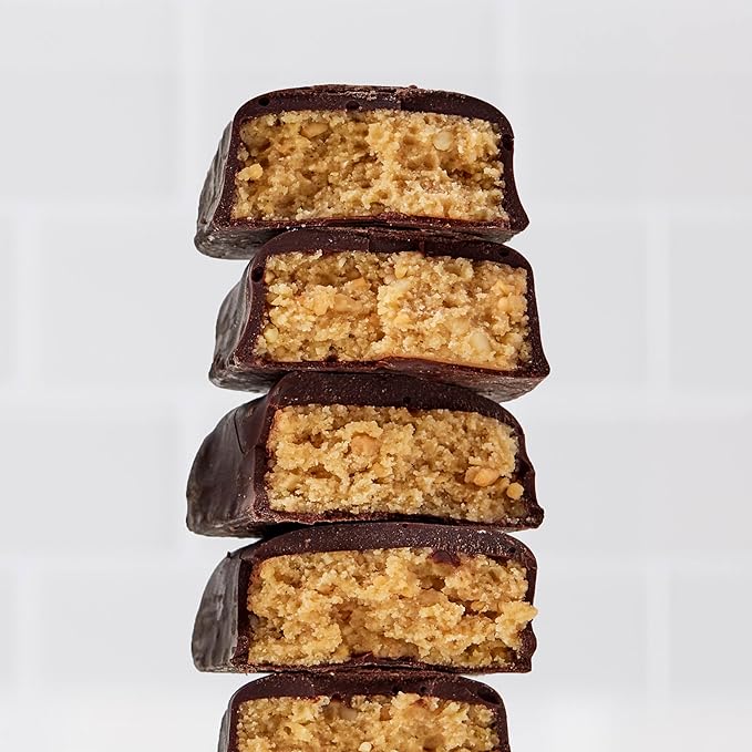 Perfect Bar Mini, Chocolate Covered Peanut Butter Protein Bar, Protein Snack, Snack Bar, Organic