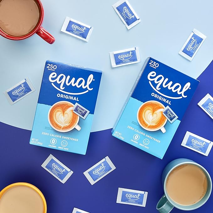 EQUAL 0 Calorie Sweetener, Sugar Substitute, Zero Calorie Sugar Alternative Sweetener Packets