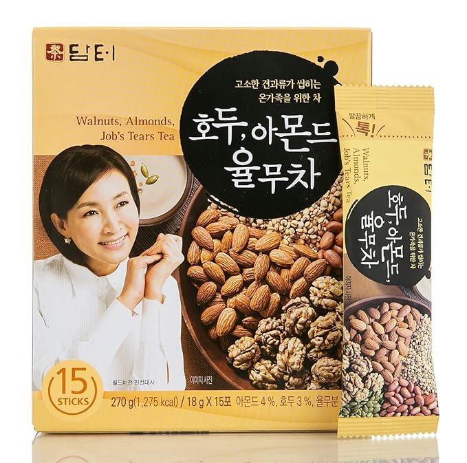 Damtuh Korean Walnut Almond Adlay (Job's Tear) Powder Meal Replacement Shake – Nutty Breakfast