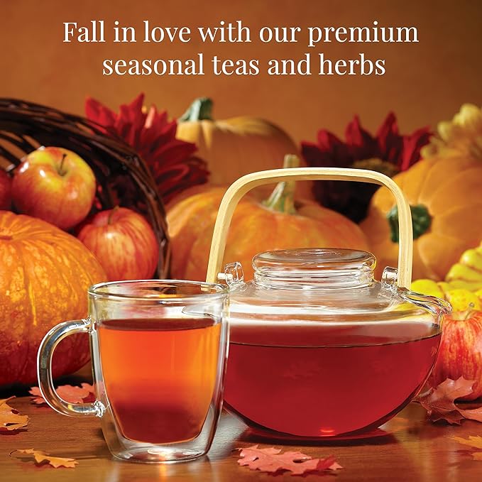 The Republic of Tea: Fall Harvest Tea Assortment Cube, 24 Tea Bags