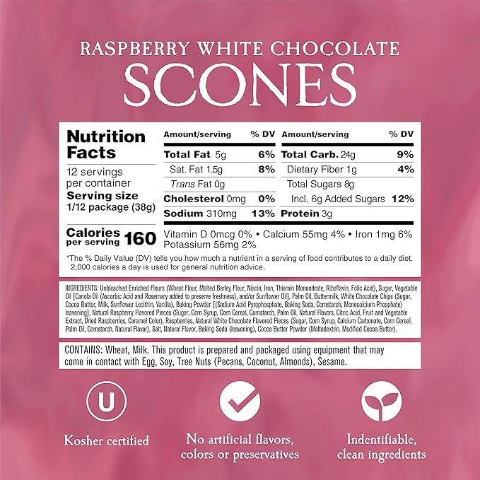 English Scone Mix, Raspberry White Chocolate by Sticky Fingers Bakeries ??Easy to Make English
