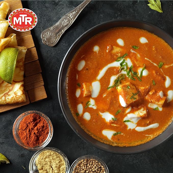 MTR - Minute Meals: Paneer Makhani - Cottage Cheese in Spiced Tomato Puree - Tasty Indian Meal with