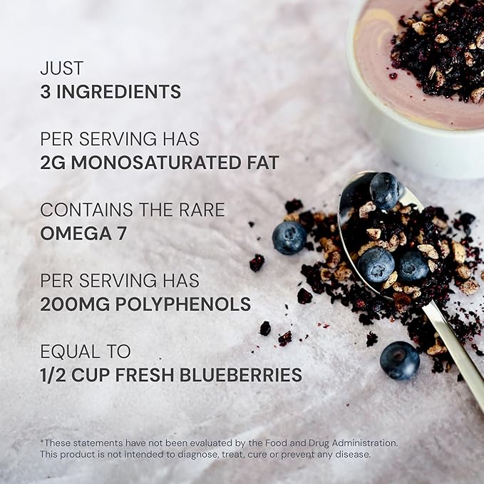Blueprint Bryan Johnson Blueberry Nut Mix - Real Blueberries, Roasted Macadamia Nuts and Walnuts