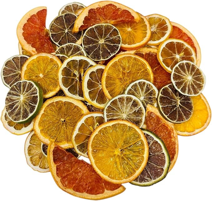 Utama Dehydrated Citrus - Piece Dried Lemon/Lime/Orange/Grapefruit - Cocktail/Food Garnishing