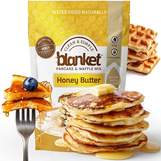 Blanket Pancakes and Waffle Mix ??Honey Butter Pancake Mix ??Just Add Water, No Preservatives