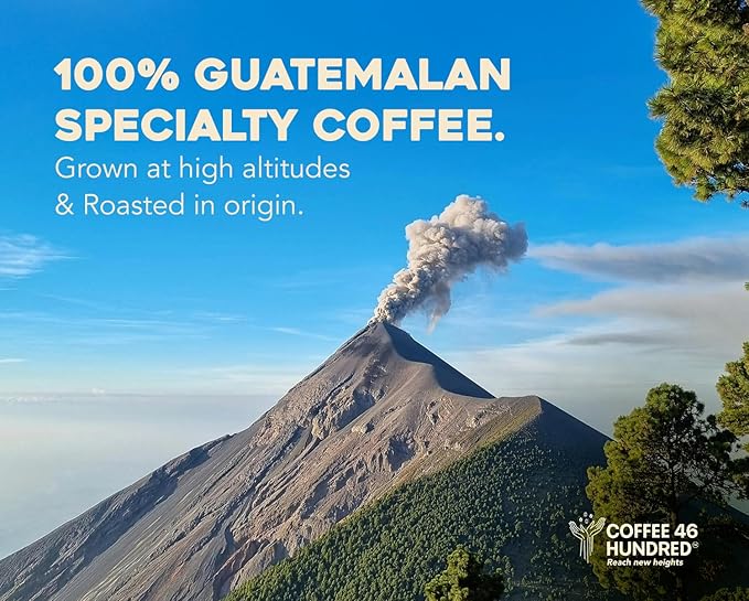 COFFEE 46 HUNDRED® Huehuetenango - Whole Bean Specialty Coffee from Guatemala - 100% Arabica Single