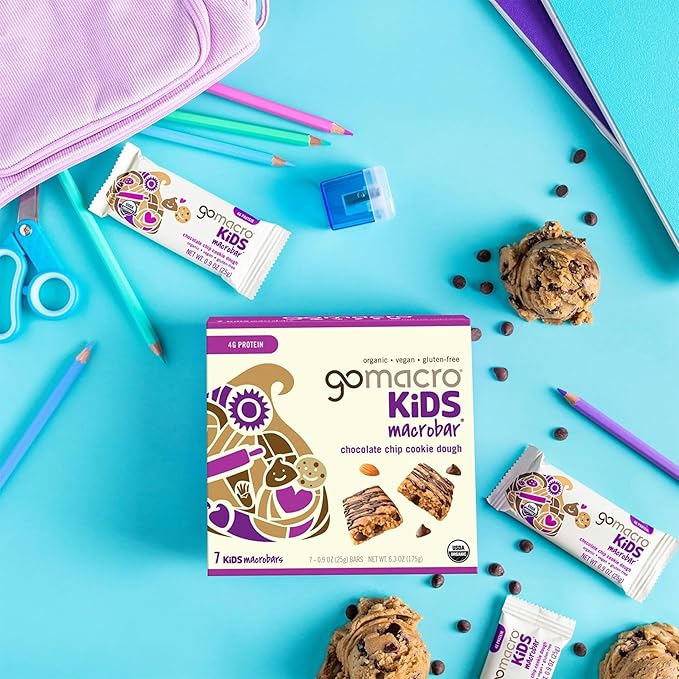 GoMacro Kids MacroBar ??5 Flavor Assortment - (0.90 Ounce Bars, 28 Count)