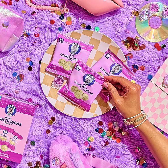 Goodie Girl Mini Confetti Sugar Cookies – Peanut Free, Gluten Free, No Artificial Ingredients – 100