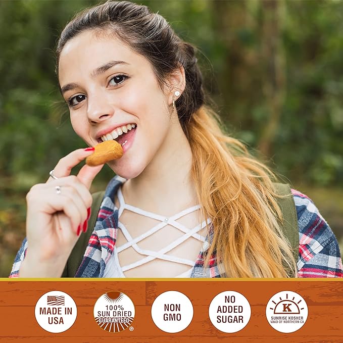 Traina Home Grown California Sun Dried Peaches - Healthy & Non-GMO, Natural Sweet Flavor Fruit No