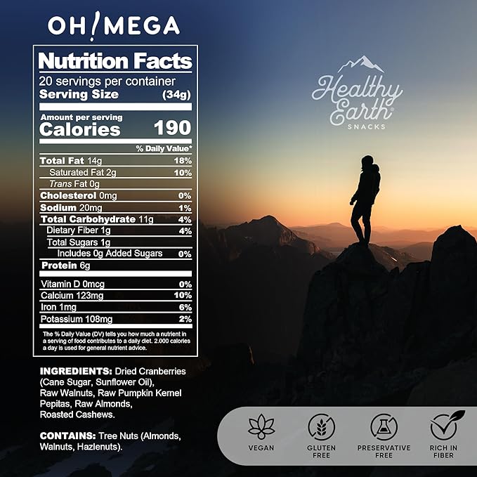 Mixed Nuts Unsalted | Trail Mix | Trail Mix without Peanuts | Sugar Free | Gourmet Protein, Gluten