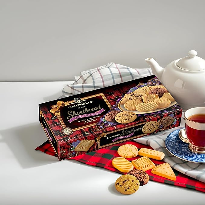 Campbells Shortbread Reserve Collection Carton 7.4 Oz (210g) - Scottish All-Butter Shortbread