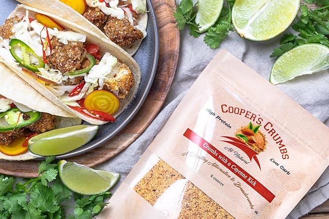 Cooper's Crumbs All Natural Gluten Free Low Carb Bread Crumb Alternative, High Protein, Vegan