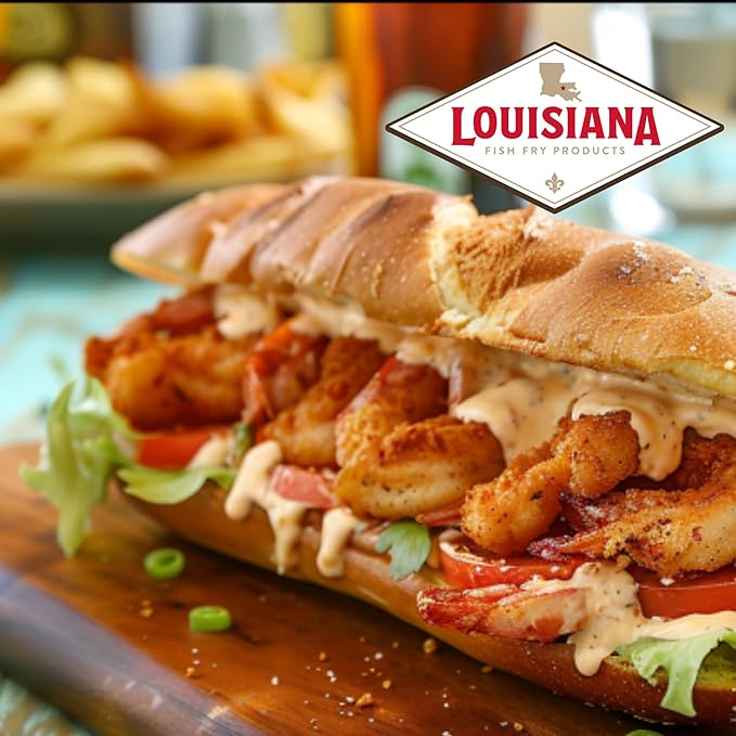 Louisiana Fish Fry Products Seasoned Fry Variety Mix - 2 of Each Flavor - Pack of 6 - Southern
