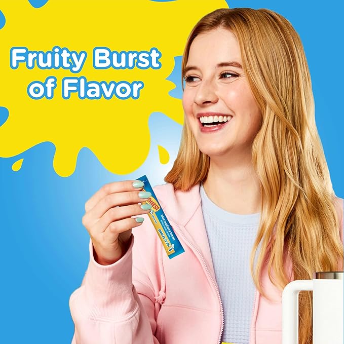 Starburst Duos Singles To Go Powdered Drink Mix, Blue Raspberry Lemon, 12 Boxes with 6 Packets Each