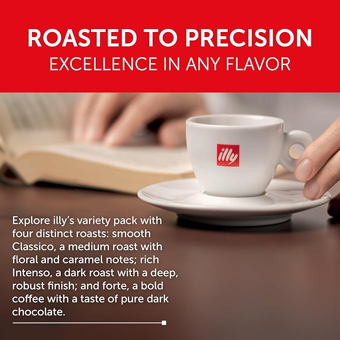 illy Aluminum Espresso Capsules - Compatible with Nespresso Machines - Classico, Forte, Intenso