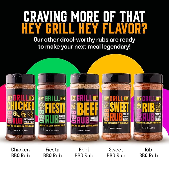 Hey Grill Hey | Fish & Veggie Rub | Fish Seasoning | Seafood & Vegetable seasoning | Salmon Rub