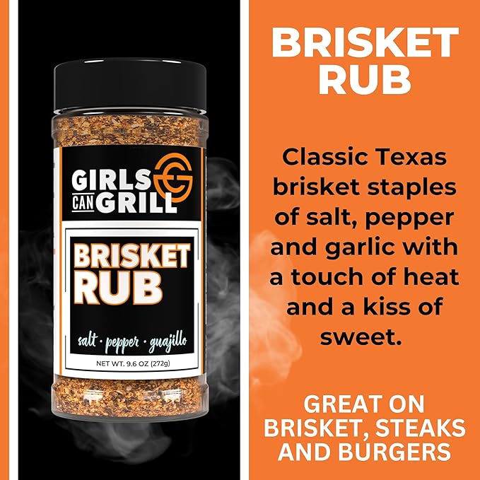 Girls Can Grill Brisket Rub | Award Winning Barbecue Seasoning for Brisket, Steak, Burgers, Beef |