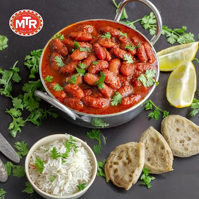 MTR - Minute Meals: Rajma Masala - Red Kidney Beans in Spiced Gravy - Authentic Indian Ready-to-Eat