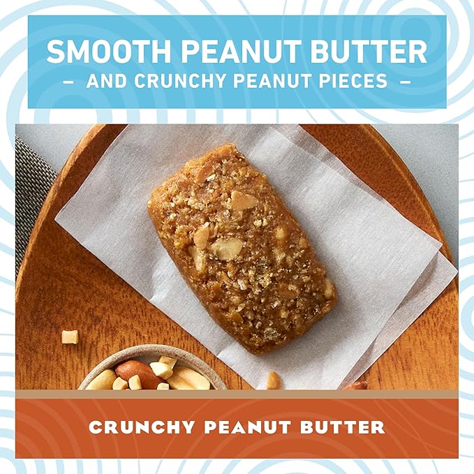 CLIF BAR Minis - Crunchy Peanut Butter - Made with Organic Oats - 5g Protein - Non-GMO - Plant