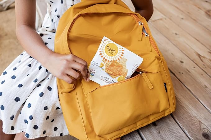 Simple Mills Almond Flour Crackers Snack Packs, Farmhouse Cheddar, Gluten Free, Flax Seed