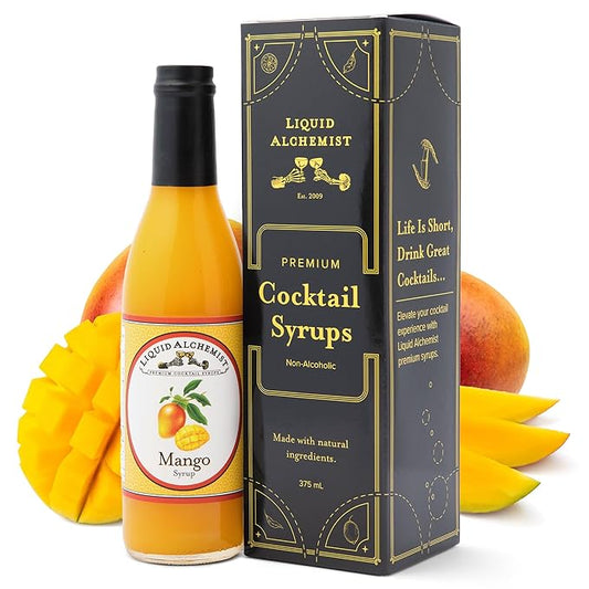 Liquid Alchemist Mango Syrup for Drinks - Real Ingredients Make our Mango Puree for Cocktails the