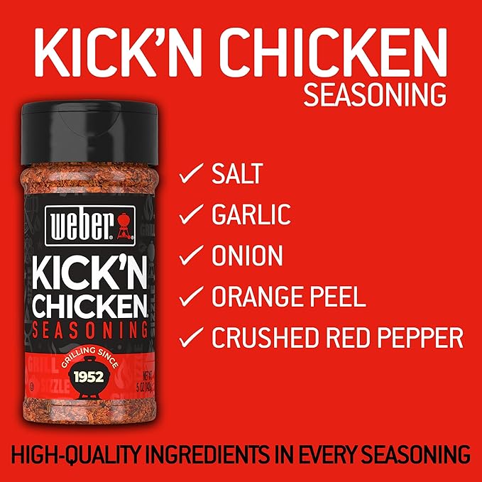 Weber Kick'n Chicken Seasoning, 5 oz