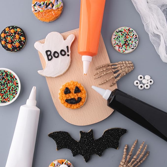 Sweets Indeed Halloween 6-Cell Sprinkle Jar ??6 Variety Sprinkle Compartments | Edible Cake