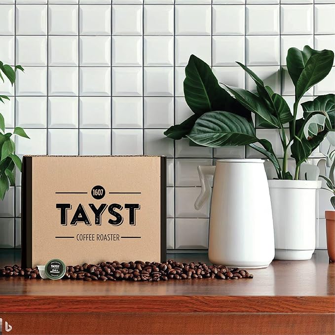Tayst Coffee Pods, Happy Hazelnut Medium Roast, K Cups Compatible with Keurig Coffee Maker