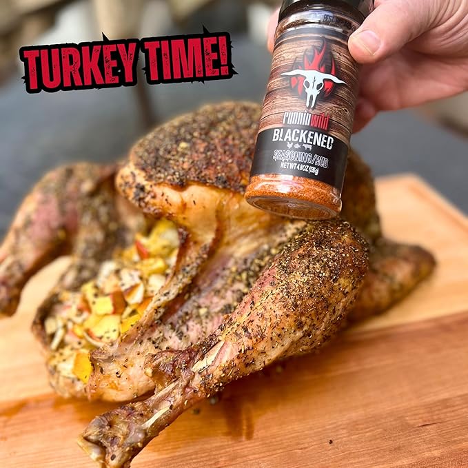 Runnin??Wild Signature Blackened Seasoning ??Irresistible Cajun Spice Blend for Chicken, Salmon