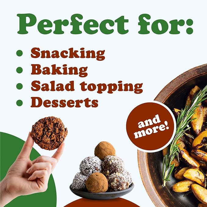 Food to Live- Brazil Nuts, 2 Pounds Non-GMO Verified, Raw, Whole, No Shell, Unsalted, Kosher