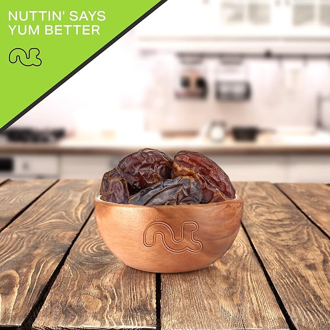NUT CRAVINGS - Sun Dried Jumbo Medjool Dates, No Sugar Added, Unsulphured (80oz, 5 LB) Bulk Dry