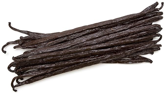 1 LB Organic Madagascar Vanilla Beans - Whole Extract Grade B Pods for Baking, Homemade Extract