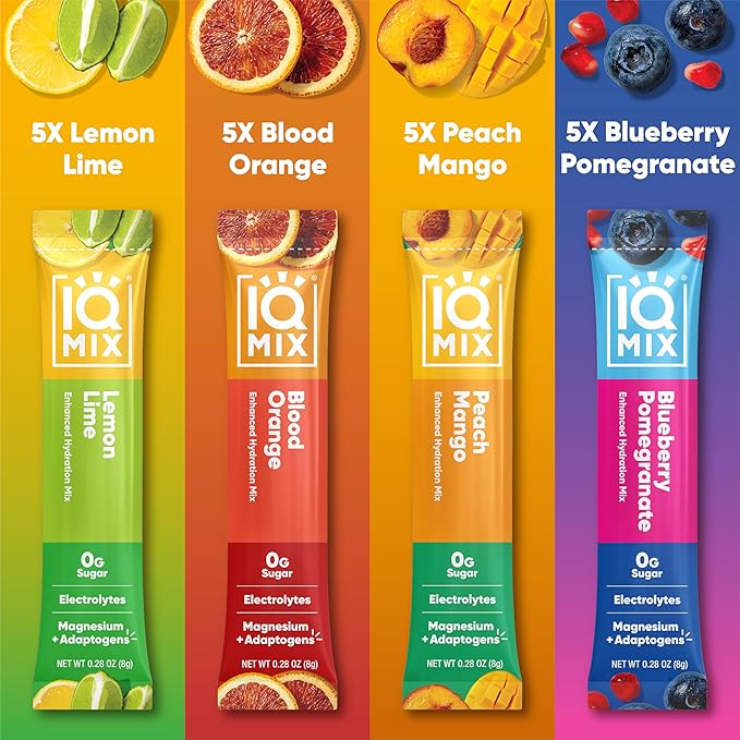 IQMIX Hydration Electrolyte Powder ??4-in-1 Formula for Hydration, Mental Clarity, Mood and