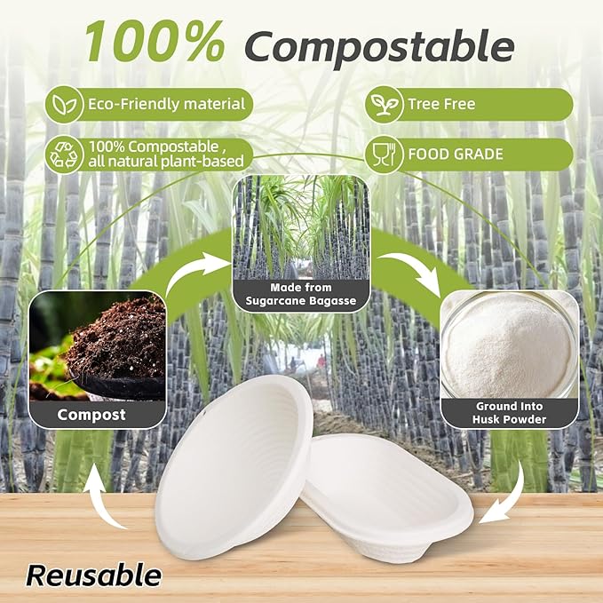 2x 11inch Oval Pulp Bread Proofing Basket Sourdough Banneton Brotform with Linen Liner Cloth Cover