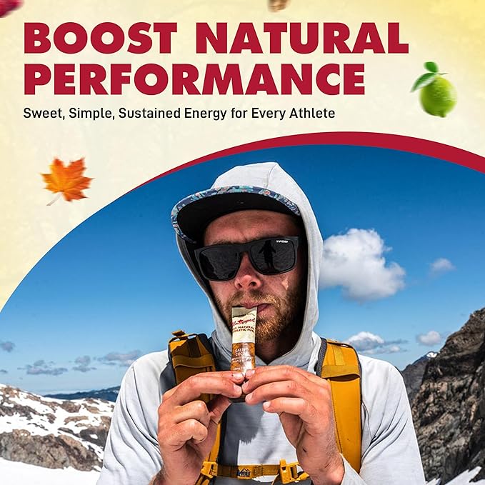 UnTapped Maple Syrup Energy Gels Pack of 20 | 5 All-Natural Flavors Including Coffee, Raspberry