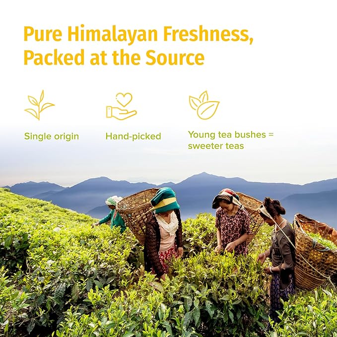 NEPAL TEA Organic White Tea Loose Leaf - USDA Certified Organic from a Family Farm in the Himalayas