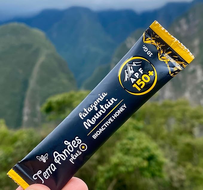 Organic Raw Honey Sachets 24 units by Terra Andes Plus - Ideal for Travel, Sports, Superfood Snacks