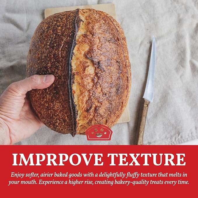 Bakers Club Artisan Dough Conditioner ??Bread Improver & Baking Enhancer for Better Texture, Volume