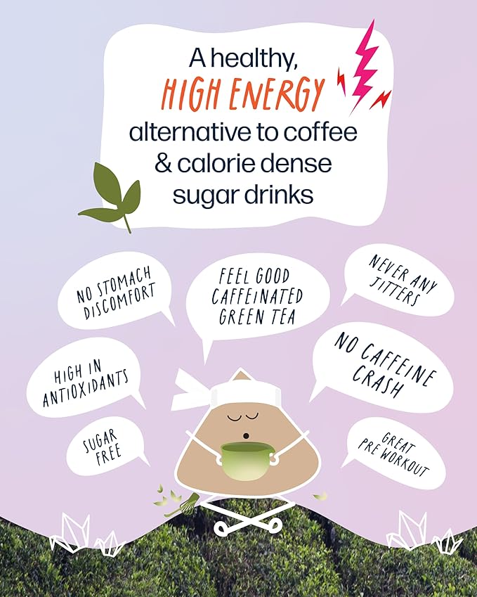 Kubo Tea, Coconut Chai Black Tea, Organic High Caffeine Blend, 20 Servings (155mg Caffeine each)