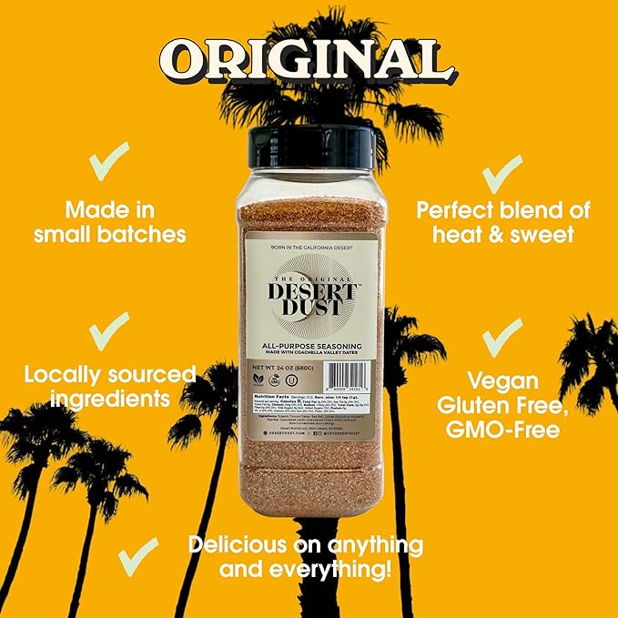 Desert Dust All-Purpose Seasoning ??Smoky, Earthy & Sweet with Organic Date Sugar | Versatile Rub
