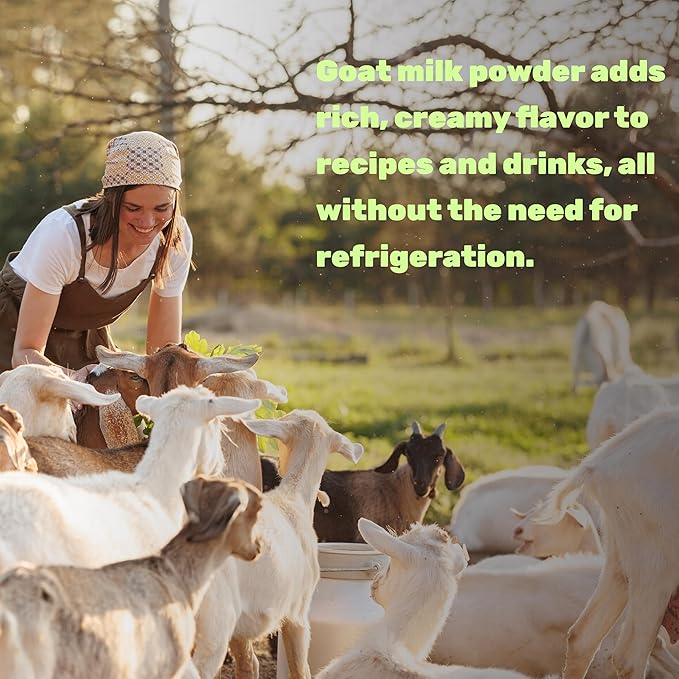 Goat Milk Powder, 1lb – Natural Grass Fed Source from Australia – Farm Direct – Easy to Digest