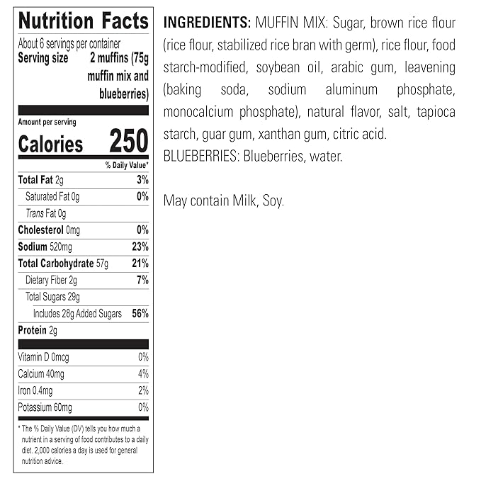 Krusteaz Gluten Free Baking Mix Variety Pack, 1 Cinnamon Swirl Cake Mix, 1 Double Chocolate Brownie
