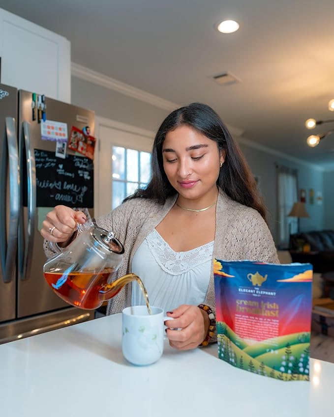 Cream Irish Breakfast Tea, Loose Leaf Black Tea ??Irish Classic with Caramel & Strong Assam