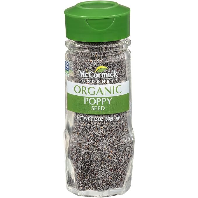McCormick Gourmet Organic Poppy Seed, 2.12 Oz