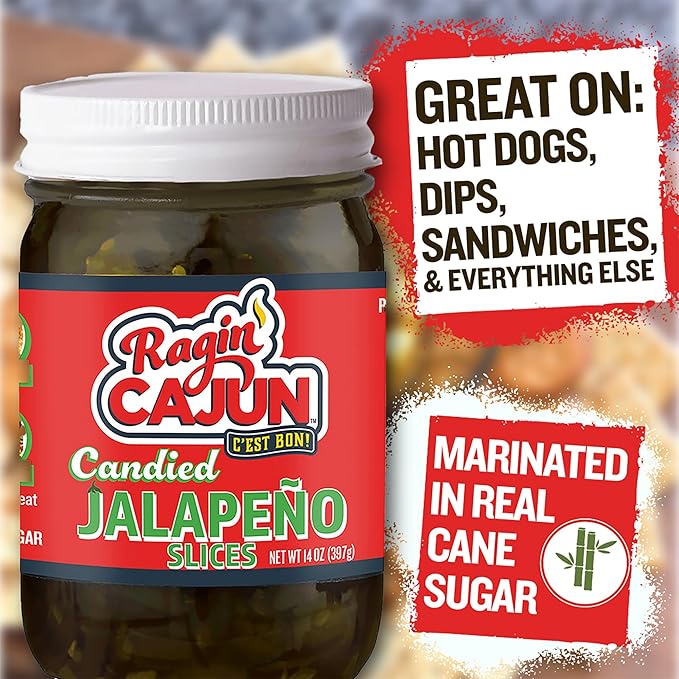Ragin' Cajun Flavorful Charcuterie Condiment Trio - 1 Jalapeño Relish 15 oz, 1 Jalapeño Slice 14