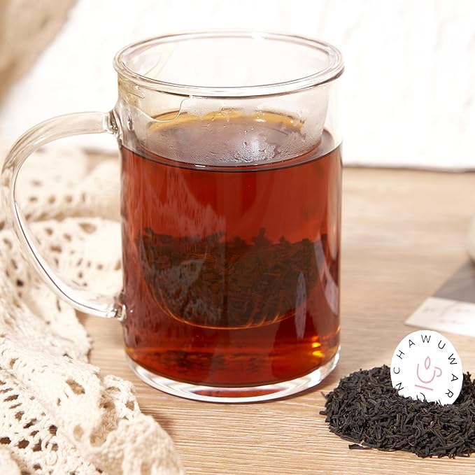 ChaWuWarmSun [B] Keemun KongFu Black Tea,12oz/340g,Kong Fu Tea Loose Leaf,Chinese QiMen HongCha