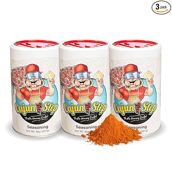 Cajun Two Step Seasoning by StaleKracker - 3 pck, Original Seasoning for Authentic Creole Louisiana
